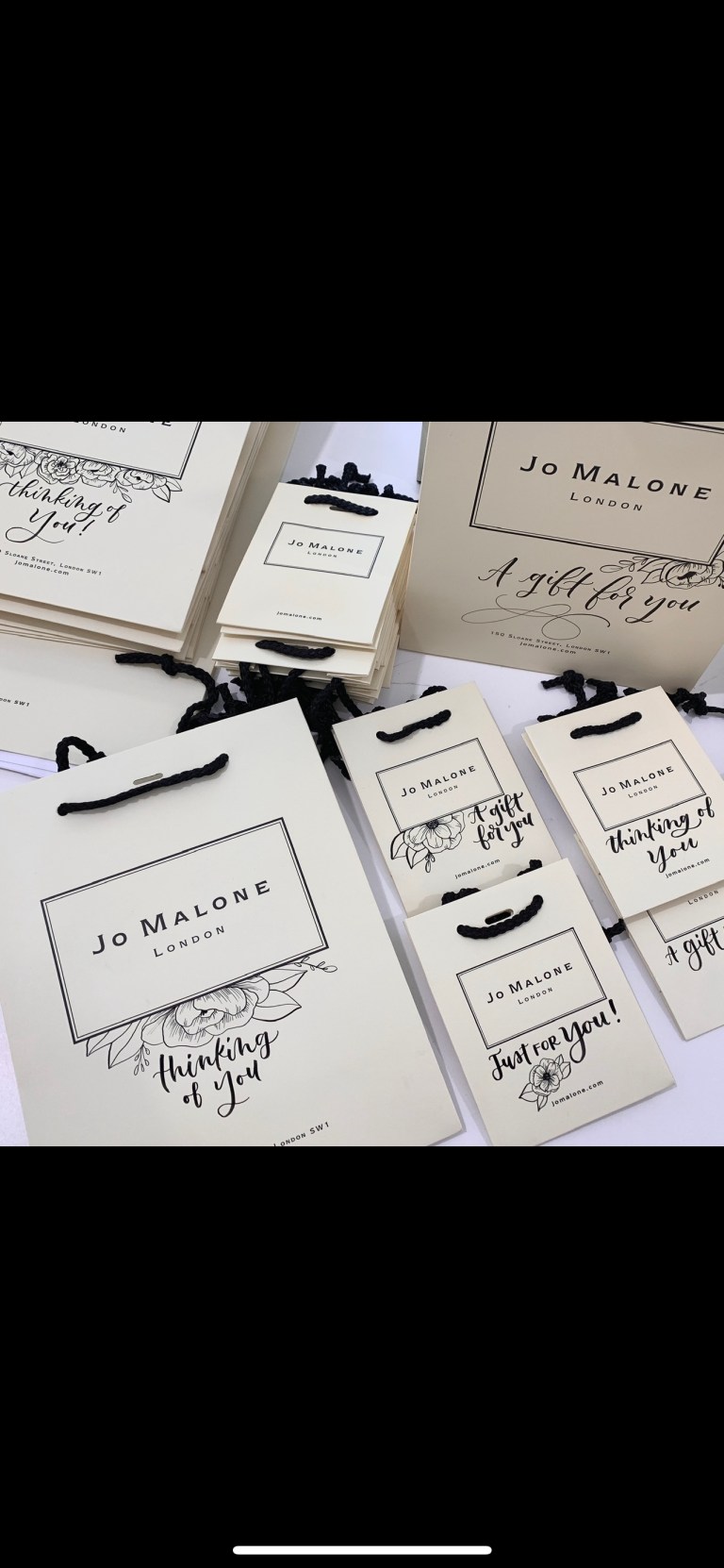 Personalized Calligraphy for Jo Malone
