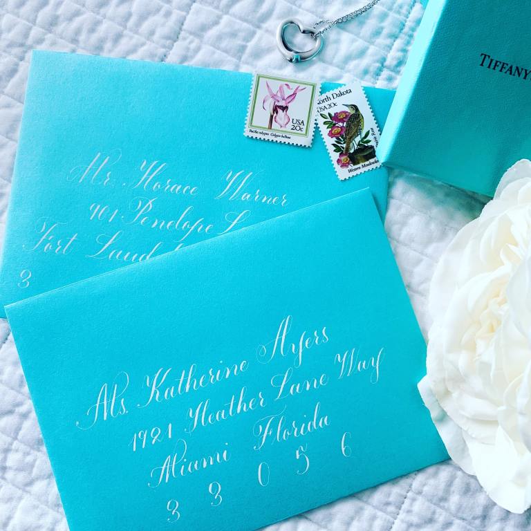 Miami Calligraphy Envelope Addressing Sanique Calligraphy 768x768