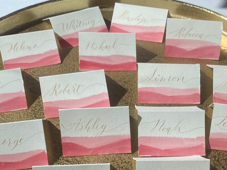 Ombre Placecards 768x576