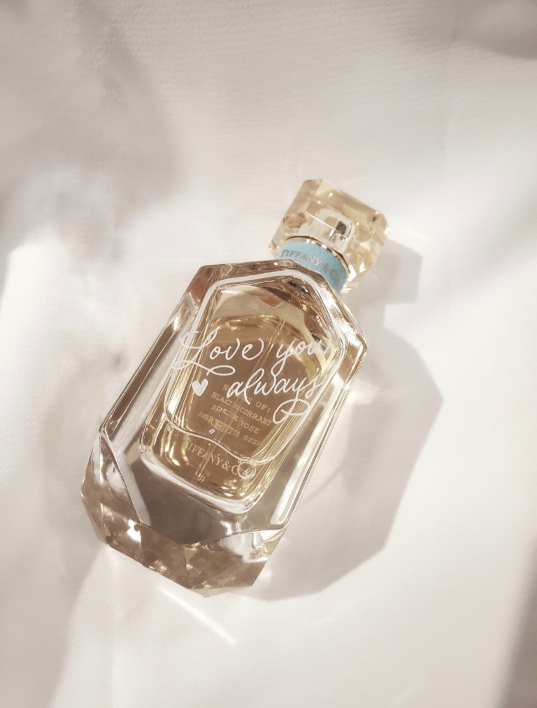 COTY brand activation hand engraving tiffany and co perfume bottle 768x1013