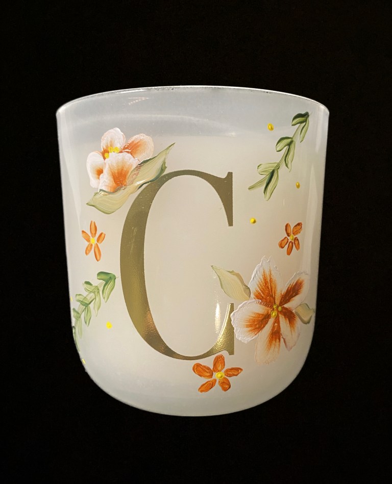 California San Jose Personalized Painted Candle 768x949