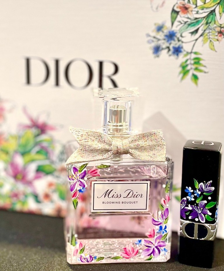 Miss Dior Spring Bottle Painting