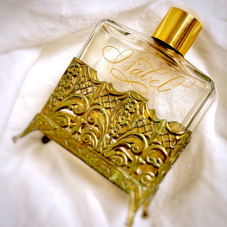 Flourished Traditional Calligraphy Engraving on Antique