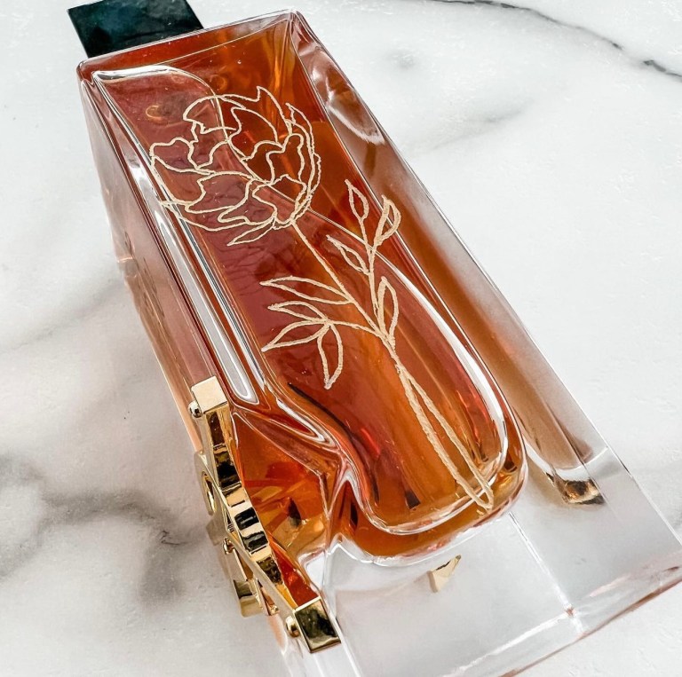 YSL Perfume Hand Engraved Florals by Letters from Elliott  768x763